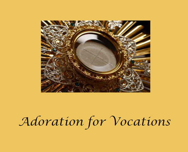 Adoration for Vocations Banner