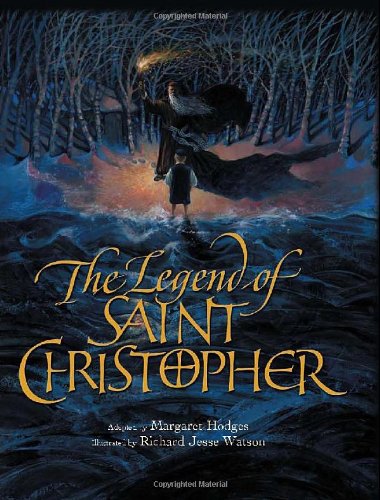 book cover of the legend of saint christopher.