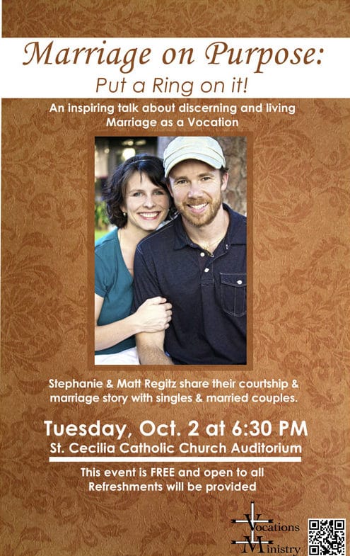 marriage on purpose flyer.
